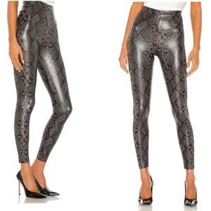 NEW NWT Commando Snake Print Faux Leather High Waisted Leggings